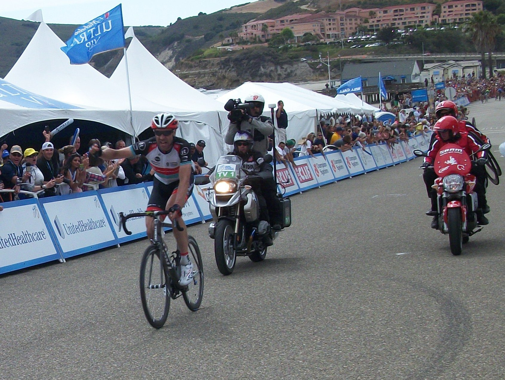 Jens VOIGT sprinting to the finish line