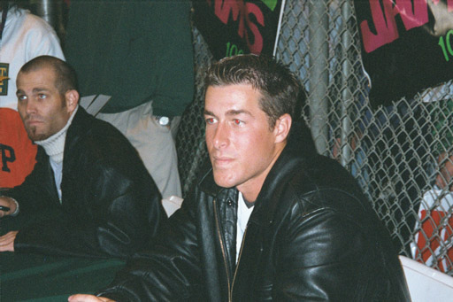 TIM HUDSON, Pitcher (RHP) and MARK MULDER, Pitcher (LHP) at the A's 2001 Fanfest