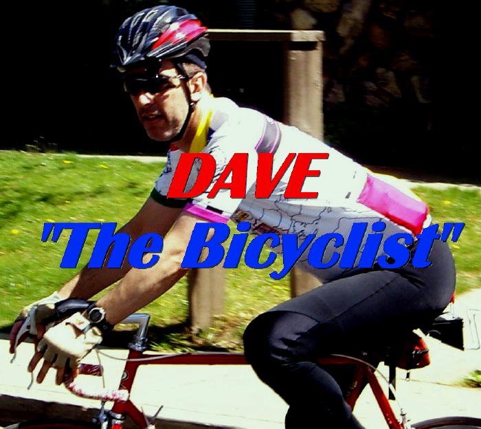 Pictures of Dave and links to good bicycling websites.