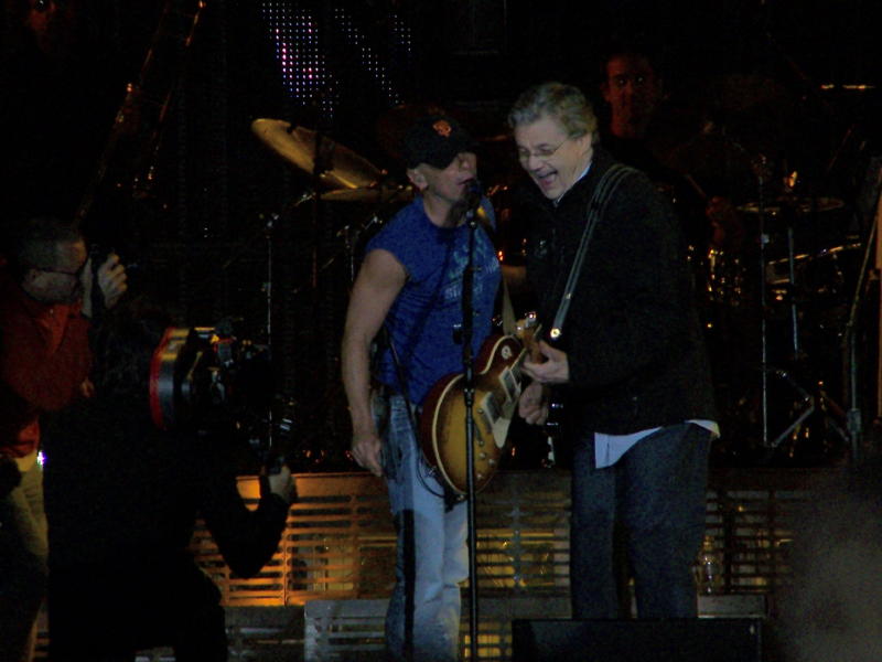 Kenny Chesney and Steve Miller