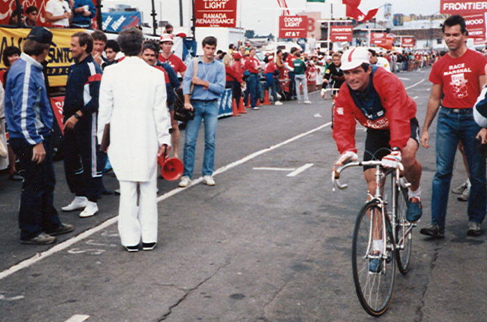 Benard Hinault, he won the Tour de France in 1985 one year ahead of teammate LeMond.  He helped LeMond win the Coors Classic. Hinaualt won the road stage as well as a Time Trial.