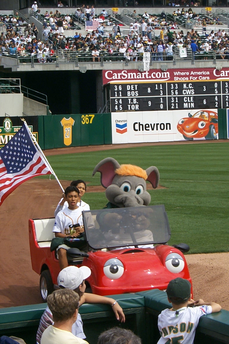 A's Mascot STOMPER