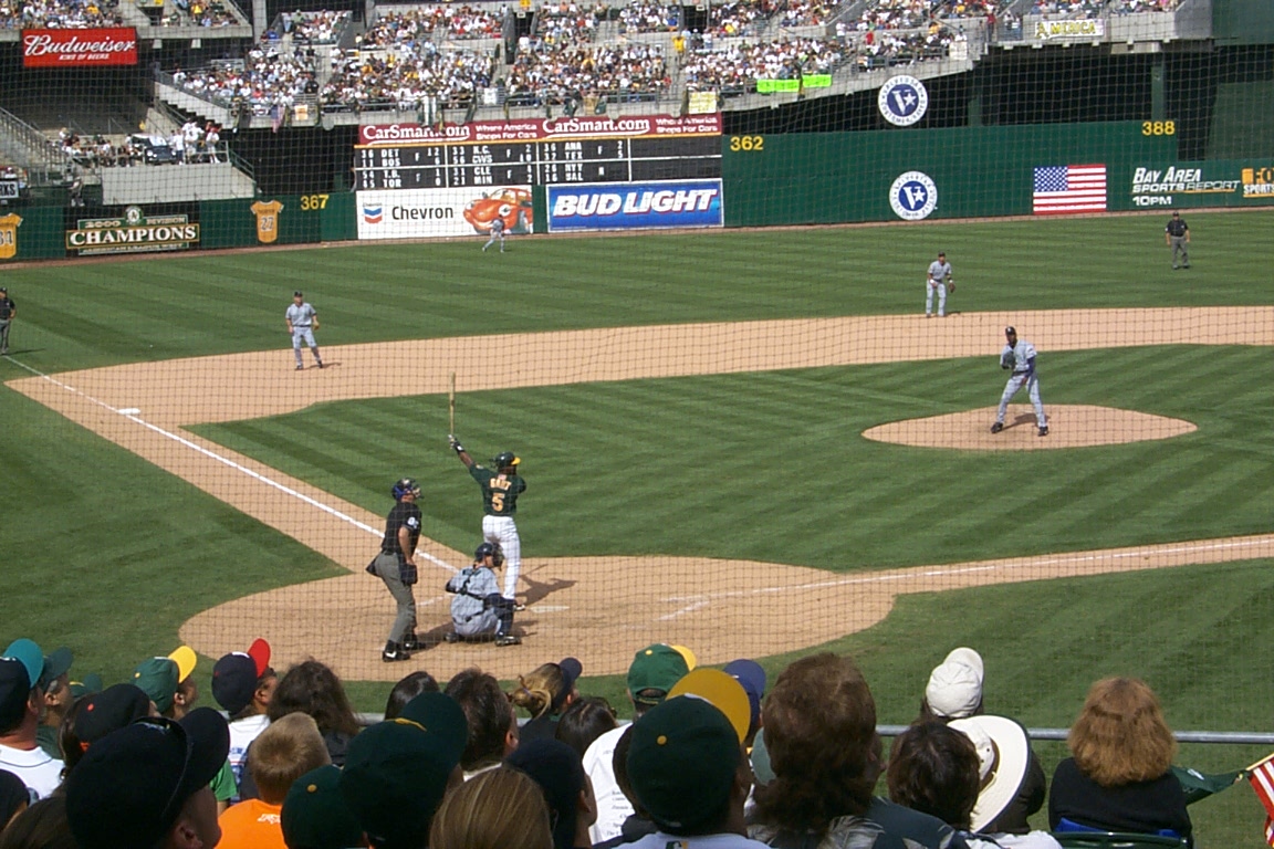 Johnny Damon, center fielder at bat