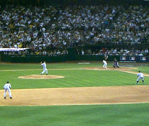 Jason Giambi, First Baseman at bat