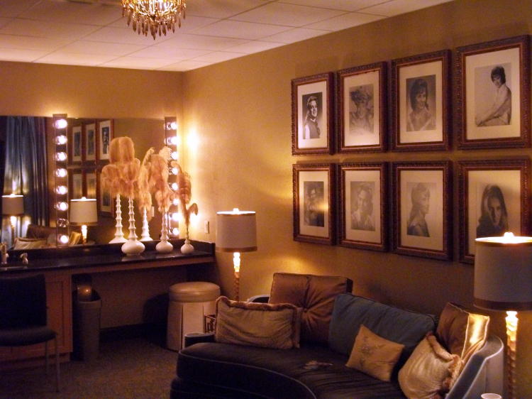 The dressing room used by a lot of the female stars like Reba McIntyre