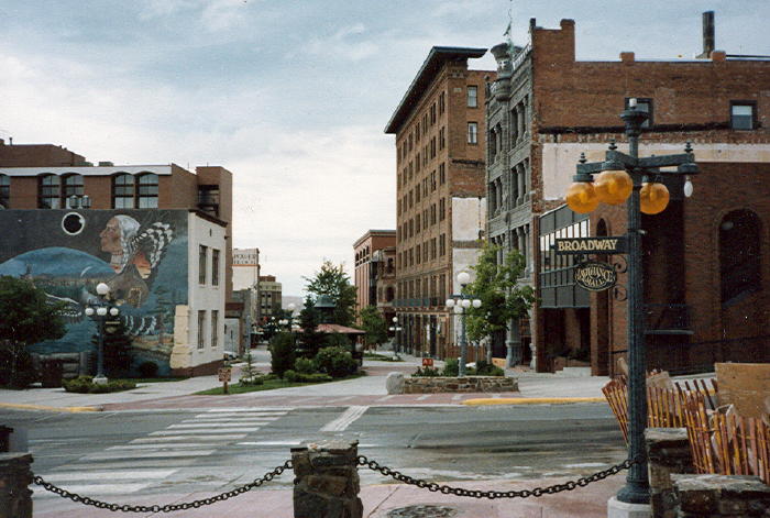 The Old Town section of Helena, Montana