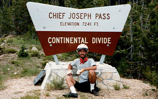 I took a needed break after another beautiful climb on my 16th day of the trip near Sula, Montana.