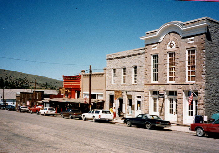 Historic downtown Virginia City, MT