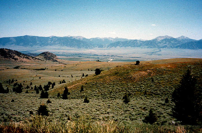 A view of the lovely landscape just outside of Virginia City, MT.