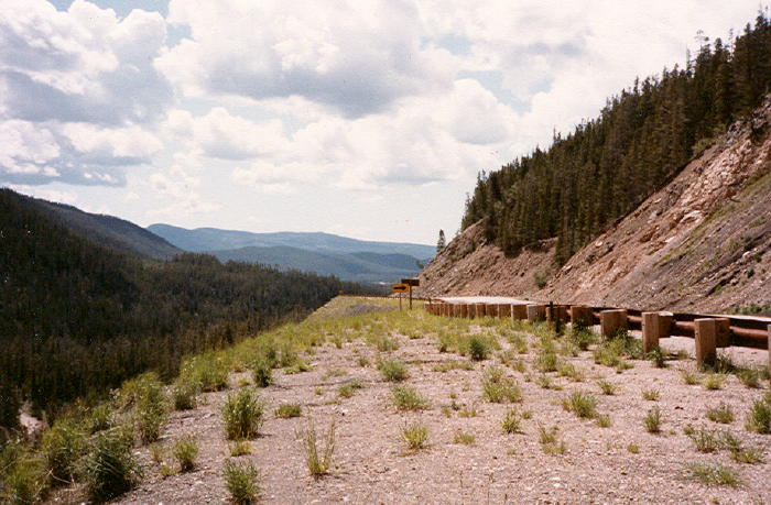 The steady upgrade of Cameron Pass.