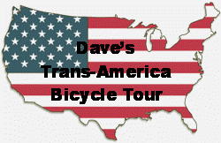 Dave's Two-Stage Solo Trans-America Bicycle Tour