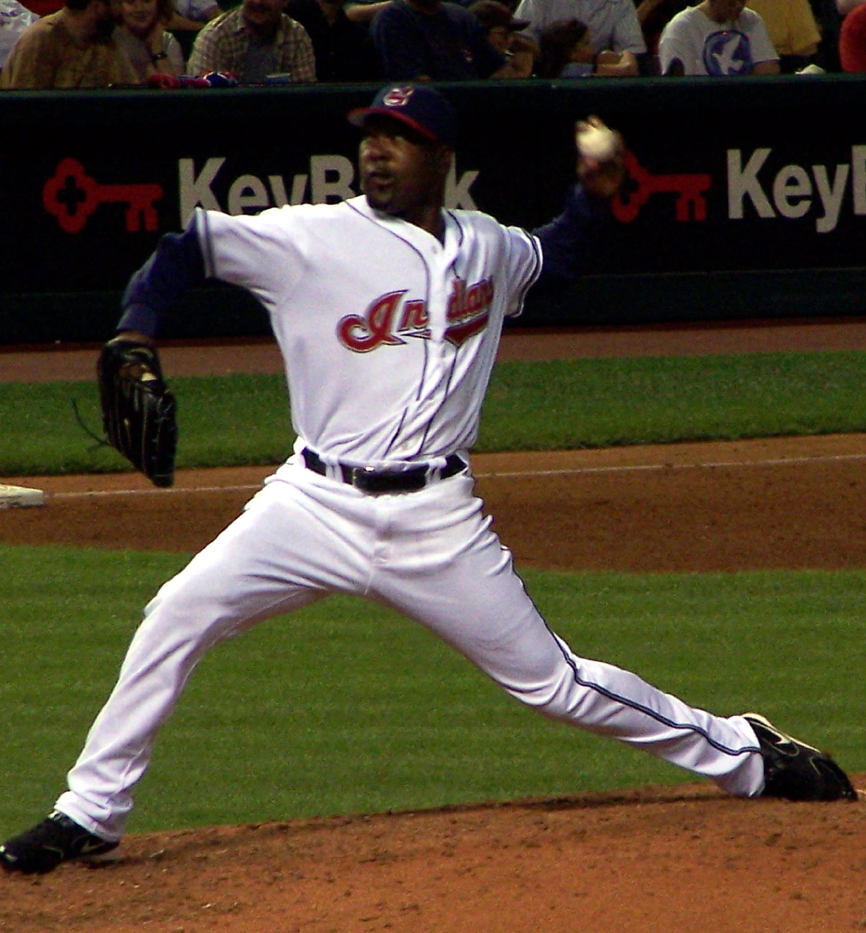 Baseball game at Jacobs Field in Cleveland, OH