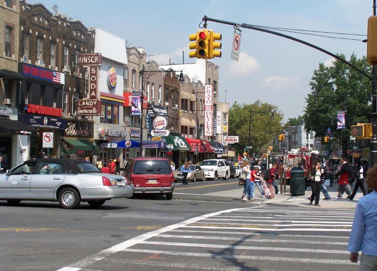 Downtown Bay Ridge area of Brooklyn, NY