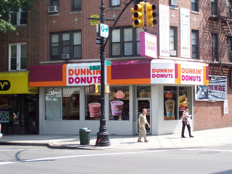 Dennis loves Dunkin Donutes.  They are a lot better than anything we have in the San Francisco Bay Area.