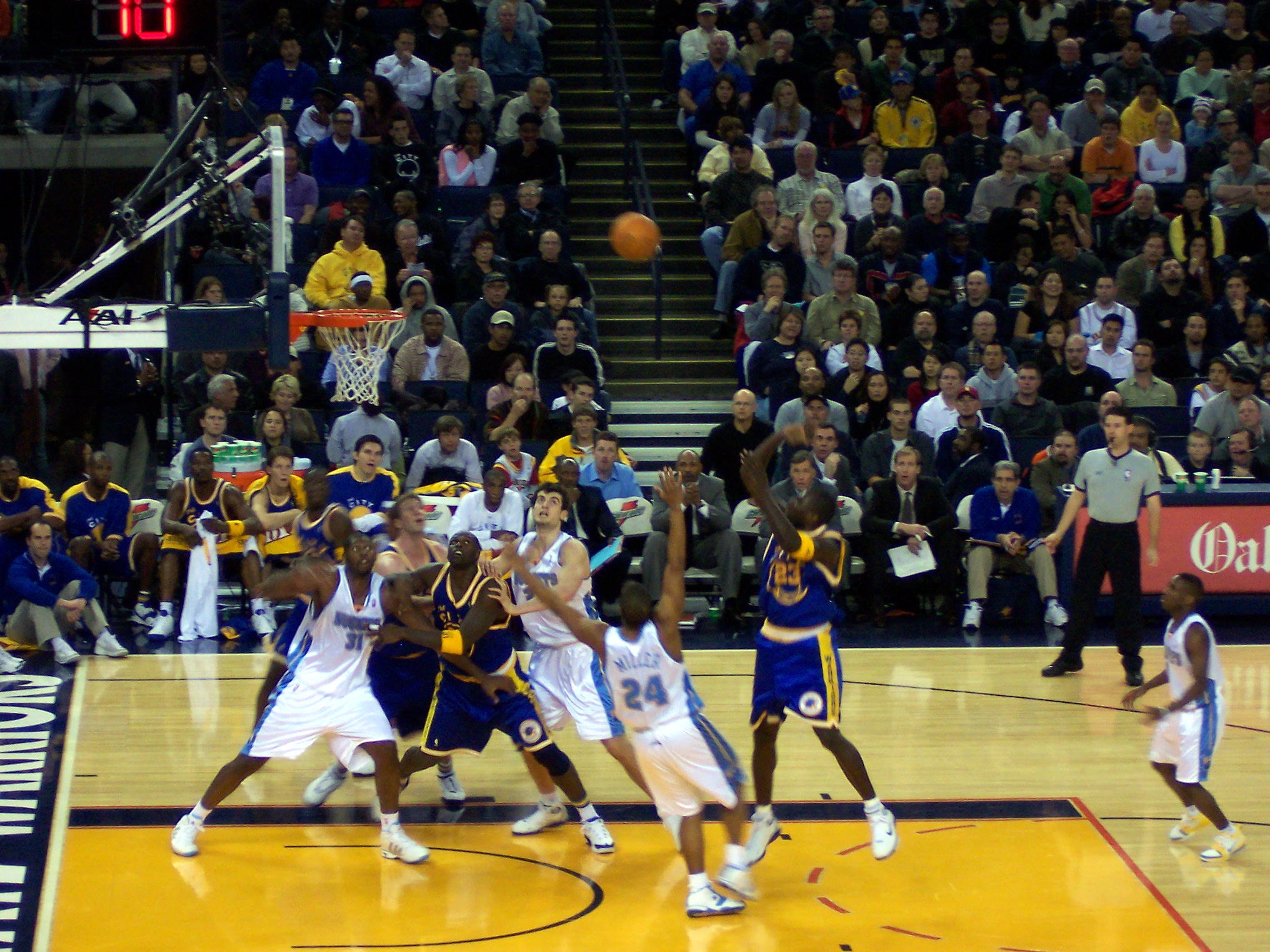 Golden State Warriors at the Arena in Oakland, CA