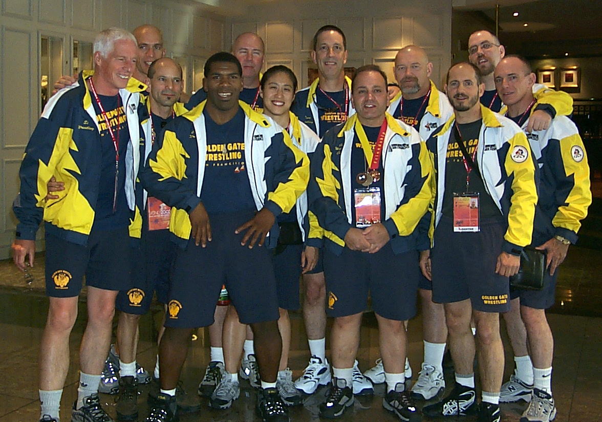 The Golden Gate Wrestling Team. Dave pictured in the back row (center)